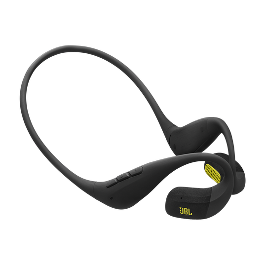 JBL Endurance Pace - Black / Lime - Open-Ear Sport Headphones - Hero