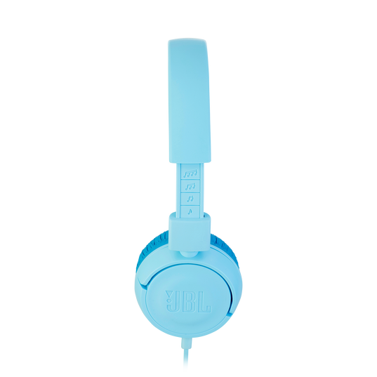 JBL JR300 - Ice Blue - Kids on-ear Headphones - Detailshot 2