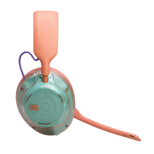 JBL Quantum 520 - Coral - Wireless multiplatform gaming headset - Back