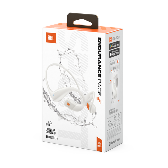 JBL Endurance Pace - White - Open-Ear Sport Headphones - Detailshot 15