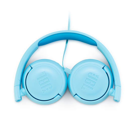JBL JR300 - Ice Blue - Kids on-ear Headphones - Detailshot 3