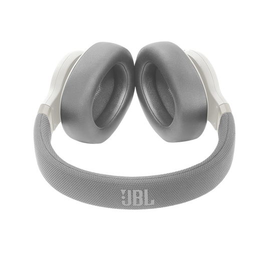 JBL E65BTNC - White - Wireless over-ear noise-cancelling headphones - Detailshot 1