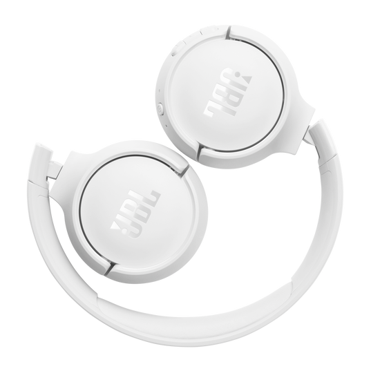 JBL Tune 520BT Wireless On-Ear Headphones, Pure Bass Sound, 57H Battery  with Speed Charge, Hands-Free Call + Voice Aware, Multi-Point Connection,  Lightweight and Foldable - White, JBLT520BTWHTEU: Buy Online at Best Price