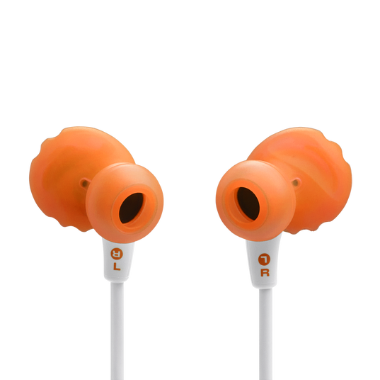 JBL Endurance Run 3 USB-C - White - USB-C Wired Sport Headphones - Back