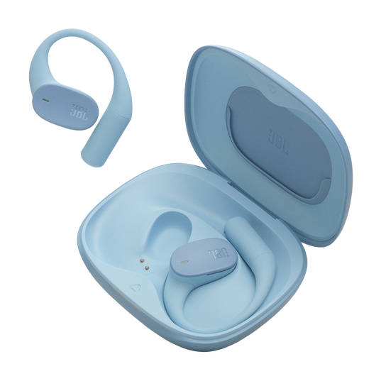 JBL Sense Lite - Blue - True Wireless Open-ear Headphones - Detailshot 1