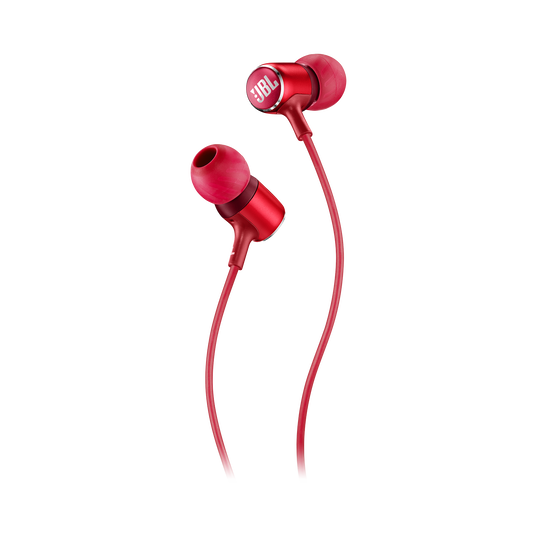 JBL Live 100 - Red - In-ear headphones - Detailshot 1