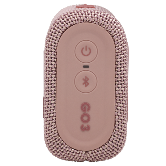 JBL Go 3 - Pink - Portable Waterproof Speaker - Right