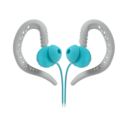 JBL Focus 100 Women - Teal - Behind-the-ear, sport headphones with Twistlock™ Technology specifically made for women. - Detailshot 2