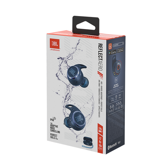 JBL Reflect Aero TWS - Blue - True wireless Noise Cancelling active earbuds - Detailshot 10