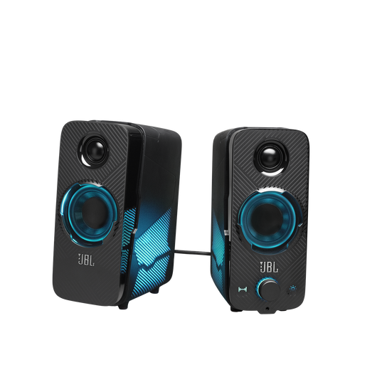 JBL Quantum Duo - Black Matte - PC Gaming Speakers - Hero