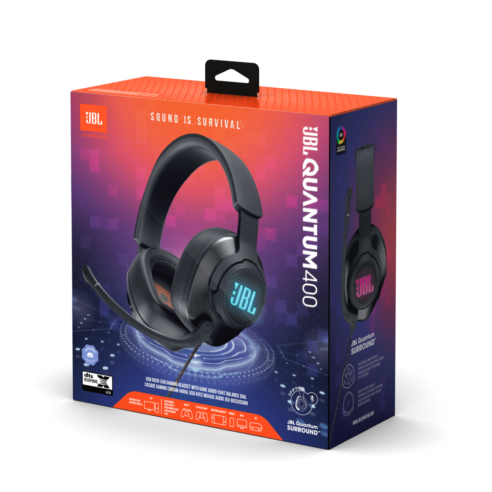 Jbl quantum 400 avaliações clearance