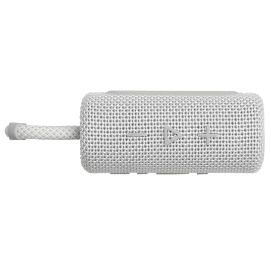 JBL Go 3 - White - Portable Waterproof Speaker - Top
