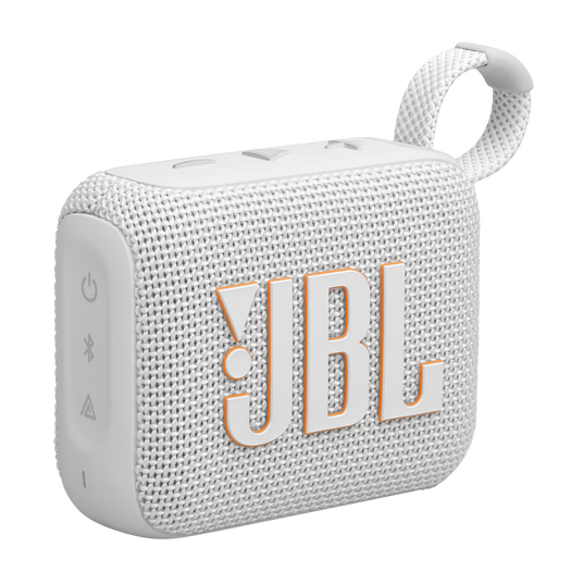 JBL Go 4 - White - Ultra-Portable Bluetooth Speaker - Hero