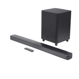 JBL Bar 5.1 Surround - Black - 5.1 channel soundbar with MultiBeam™ Sound Technology - Hero JBL Bar 5.1 Surround - Black - 5.1 channel soundbar with MultiBeam™ Sound Technology - Hero