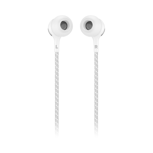 JBL Live 200BT - White - Wireless in-ear neckband headphones - Back