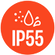 Kh&aacute;ng nước v&agrave; bụi IP55