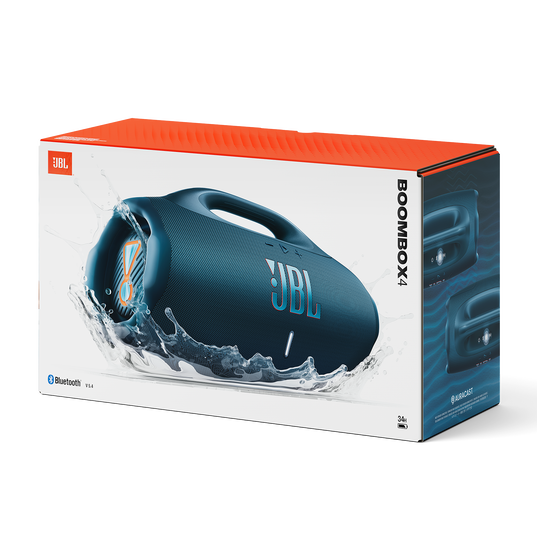 JBL Boombox 4 - Blue - Most powerful JBL portable waterproof speaker with massive JBL Pro Sound - Detailshot 3