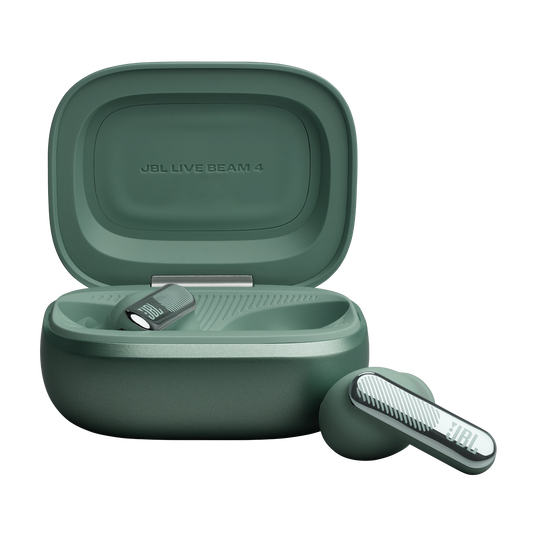 JBL Live Beam 4 - Green - True wireless Noise Cancelling earbuds - Bottom
