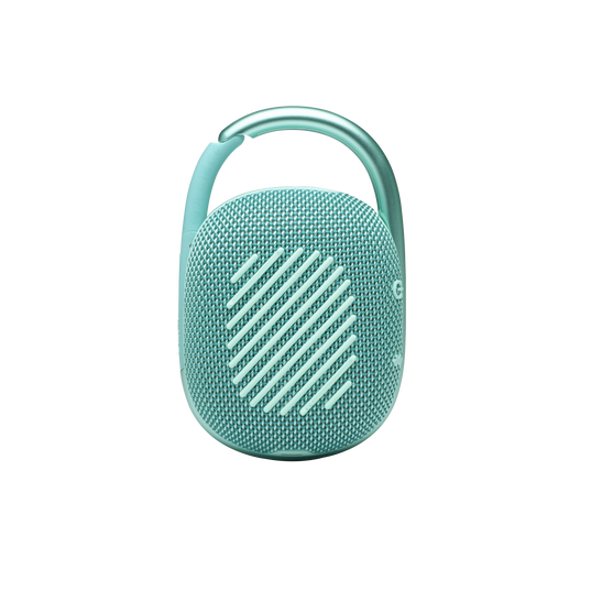 JBL Clip 4 - Teal - Ultra-portable Waterproof Speaker - Back