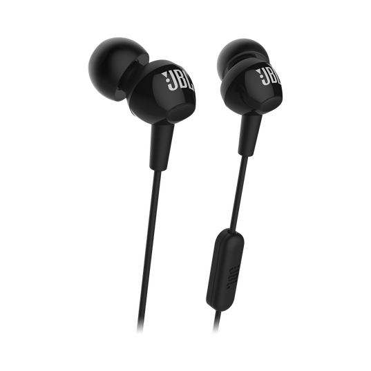 C150SI - Black - JBL C150SI In Ear Headphones - Hero