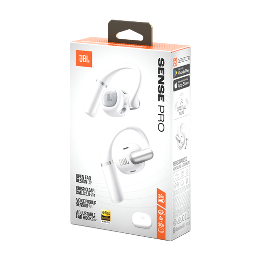 JBL Sense Pro - White - True wireless open-ear headphones - Detailshot 15