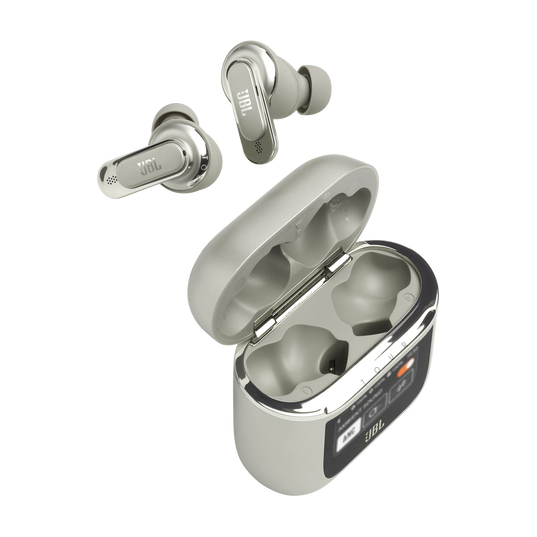 JBL Tour Pro 2 - Sand - True wireless Noise Cancelling earbuds - Detailshot 1