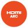 Kết nối đơn giản chỉ với một c&aacute;p HDMI ARC