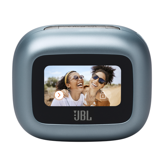 JBL Live Beam 3 - Blue - True wireless noise-cancelling closed-stick earbuds - Detailshot 2