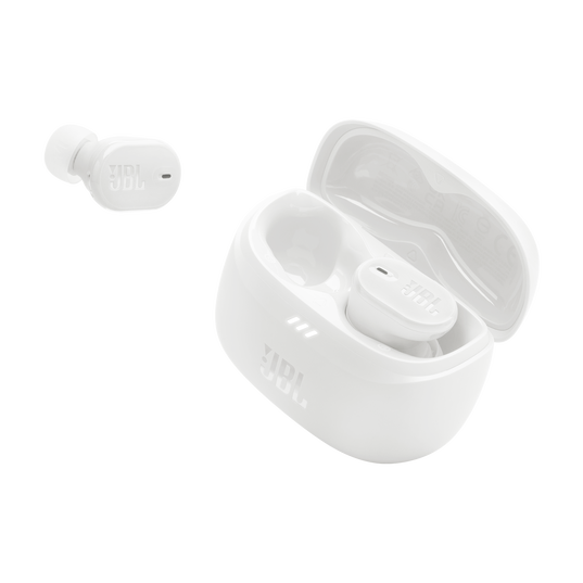 JBL Tune Buds 2 - White - True Wireless Noise Cancelling Earbuds - Detailshot 2