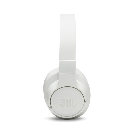 JBL Tune 750BTNC - White - Wireless Over-Ear ANC Headphones - Left