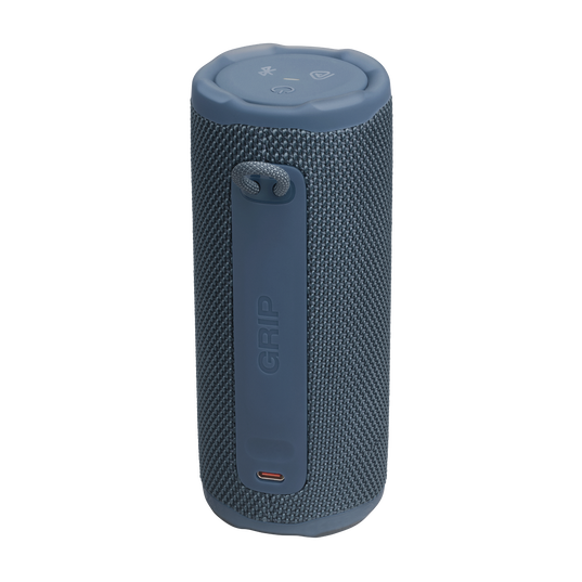 JBL Grip - Blue - Compact Bluetooth speaker with bold JBL Pro Sound and ambient light - Back