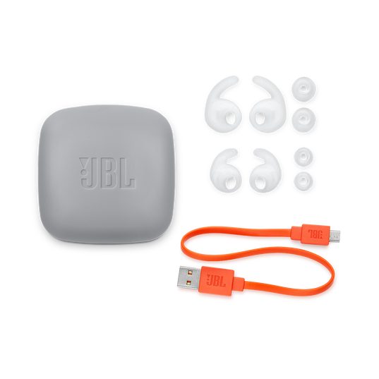 JBL Reflect Contour 2 - White - Secure fit Wireless Sport Headphones - Detailshot 3