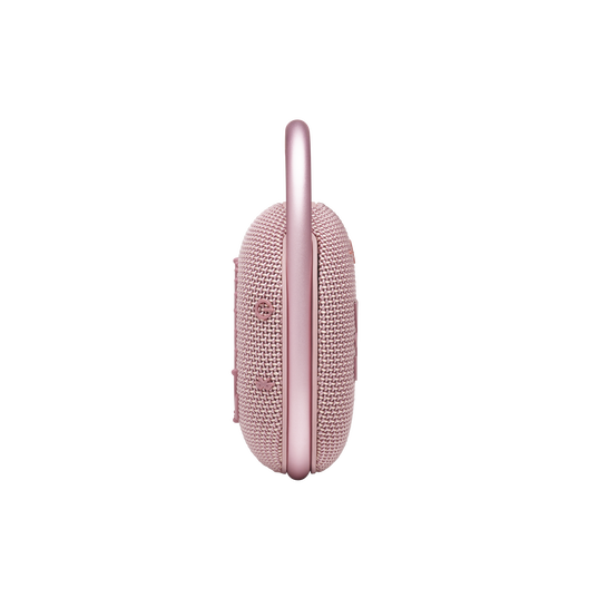 JBL Clip 4 - Pink - Ultra-portable Waterproof Speaker - Left