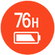 Thời lượng pin l&ecirc;n đến 76 giờ