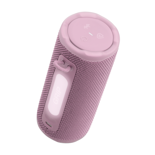JBL Grip - Pink - Compact Bluetooth speaker with bold JBL Pro Sound and ambient light - Detailshot 1