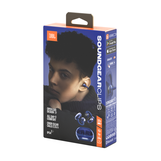 JBL Soundgear Clips - Blue - True wireless open-ear headphones - Detailshot 15