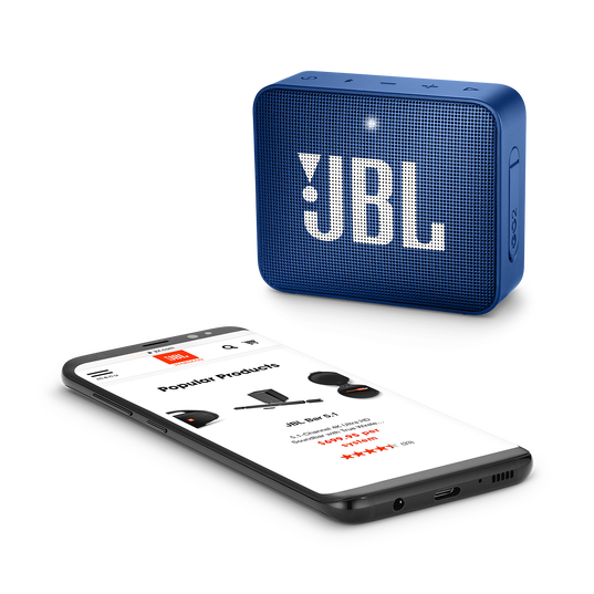 JBL Go 2 - Deep Sea Blue - Portable Bluetooth speaker - Detailshot 3