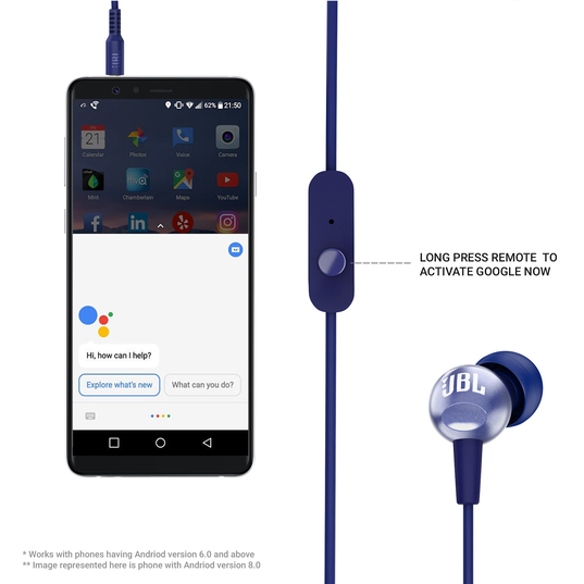 C200SI - Blue - In-Ear Headphones - Detailshot 4