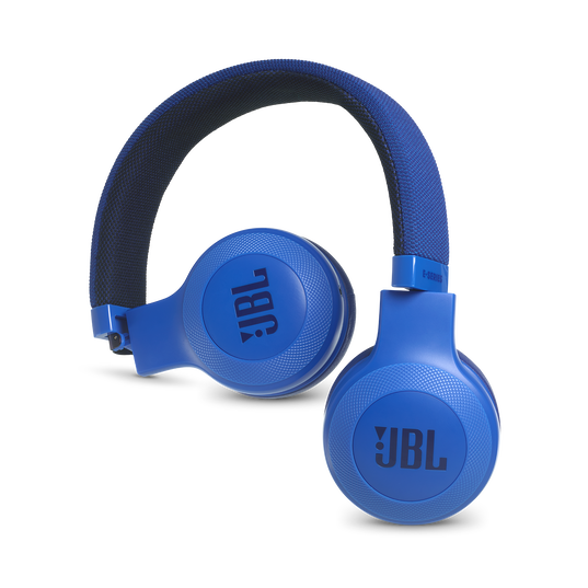 E35 - Blue - On-ear headphones - Detailshot 1