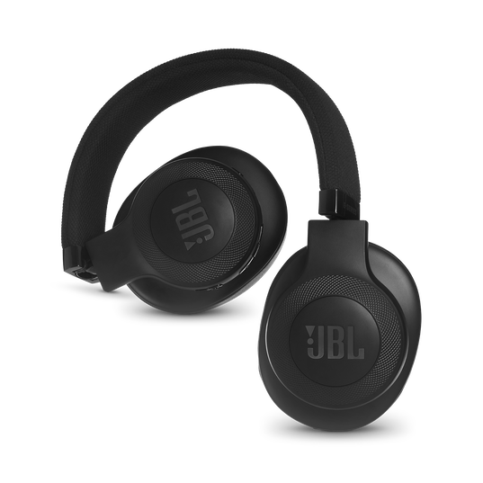 JBL E55BT - Black - Wireless over-ear headphones - Detailshot 1