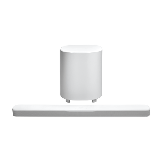 JBL Bar 500MK2 - White - 5.1 channel soundbar system with Dolby Atmos® - Detailshot 1