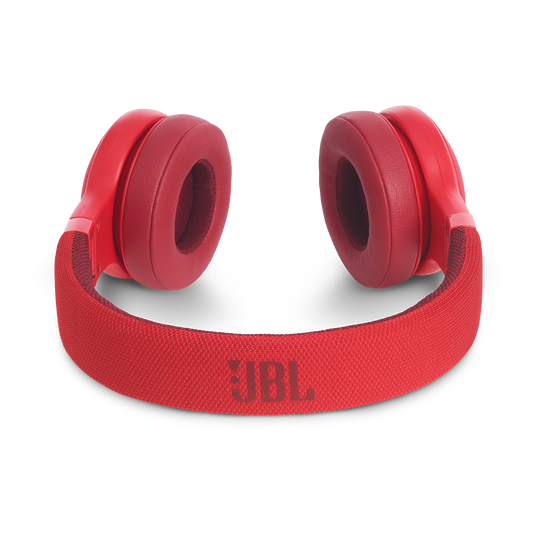 JBL E45BT - Red - Wireless on-ear headphones - Detailshot 3