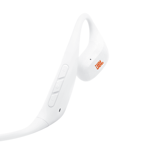 JBL Endurance Pace - White - Open-Ear Sport Headphones - Back