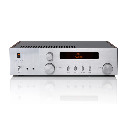 JBL SA750 - Teak - Streaming Integrated Stereo Amplifier - Top