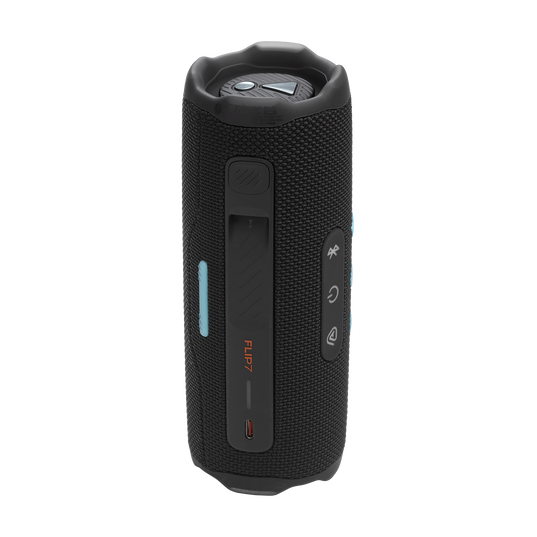 JBL Flip 7 - Funky Black - Portable waterproof and drop-proof  speaker - Back