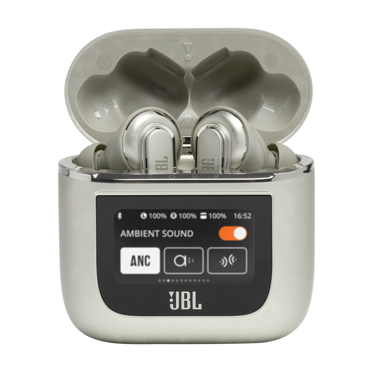 JBL Tour Pro 2 - Sand - True wireless Noise Cancelling earbuds - Detailshot 5