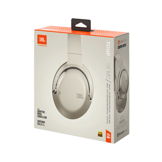 JBL Tour One M2 - Sand - Wireless over-ear Noise Cancelling headphones - Detailshot 10