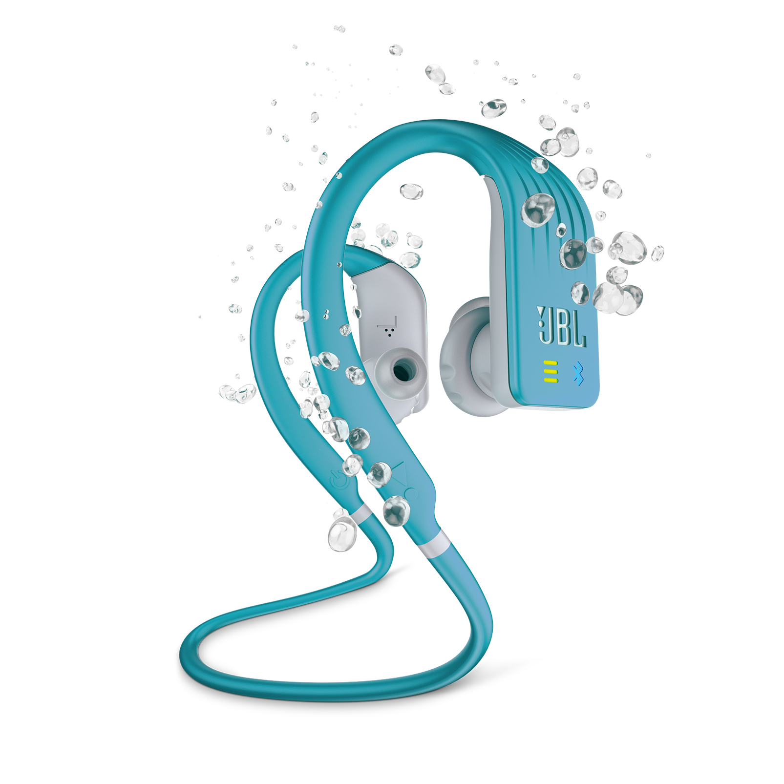 JBL Endurance DIVE - Teal - Waterproof Wireless In-Ear Sport Headphones with MP3 Player - Hero