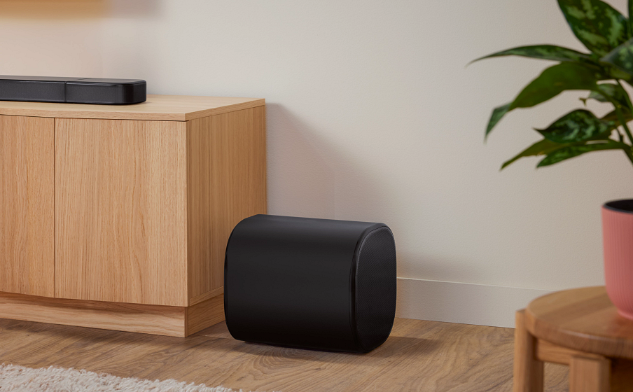 2470W max output power and an 8" dual-driver wireless subwoofer