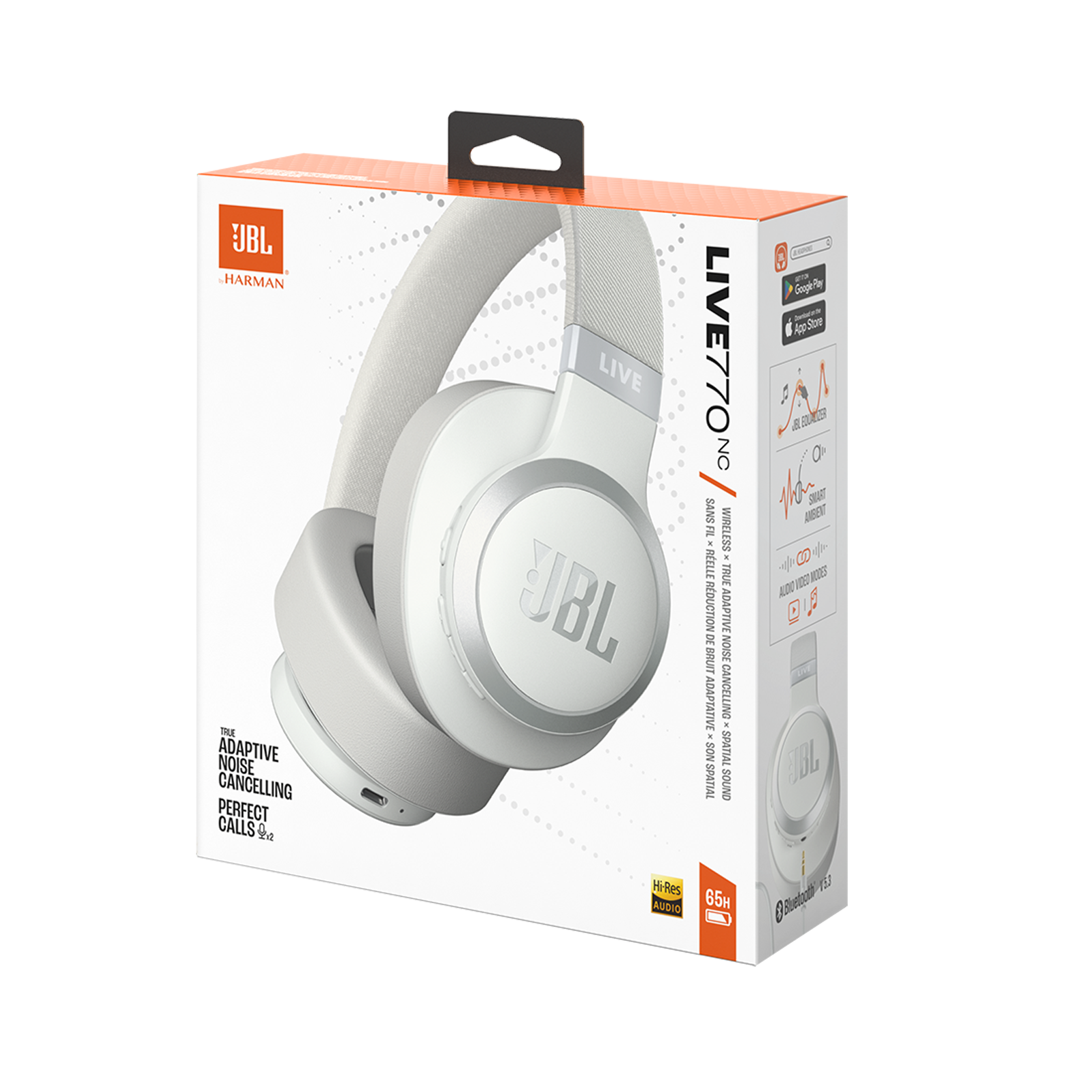 JBL Live 770NC | Wireless Over-Ear Headphones with True Adaptive Noise ...